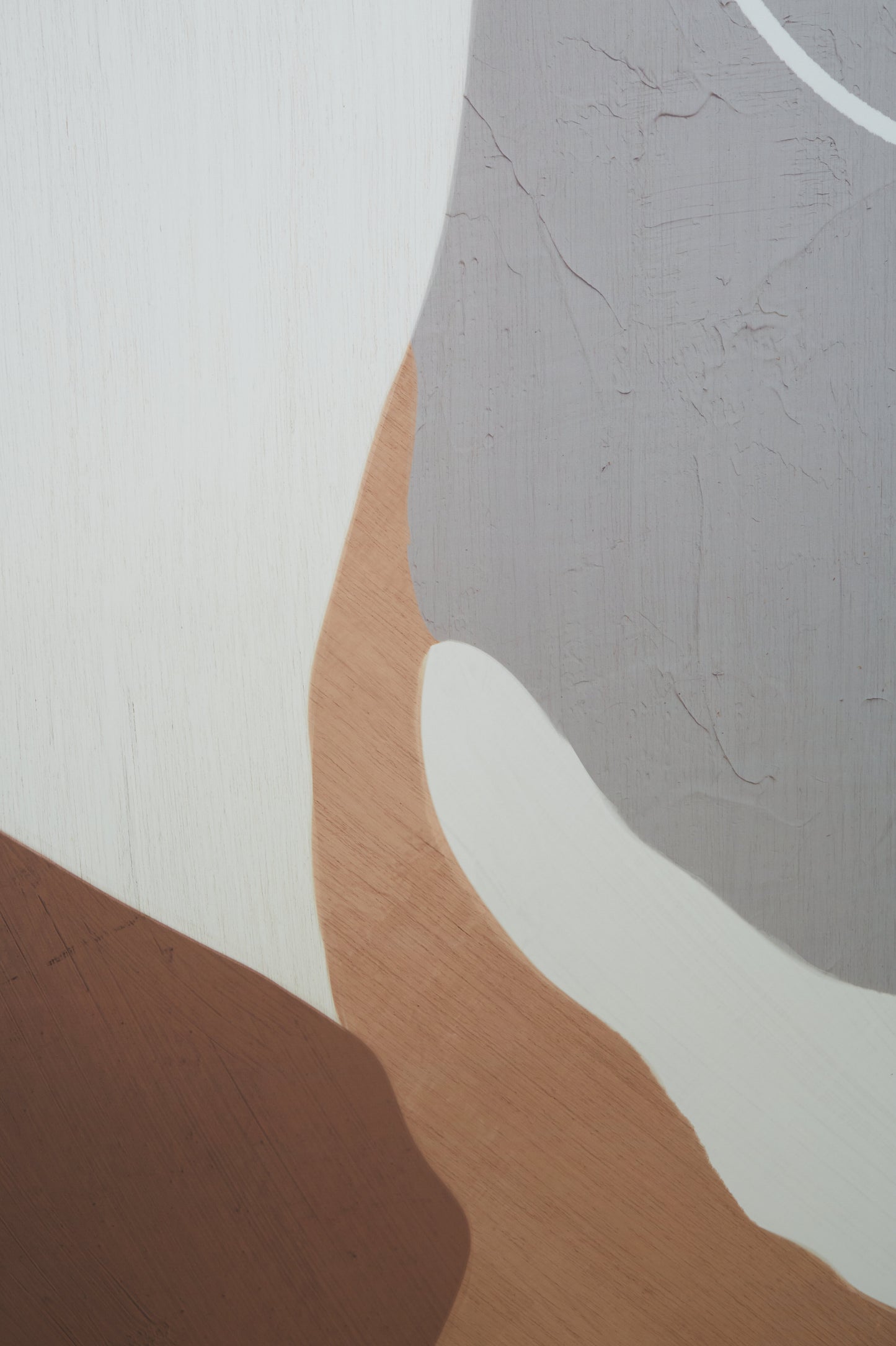 MIKKEL NEUTRAL ABSTRACT CANVAS WALL ART
