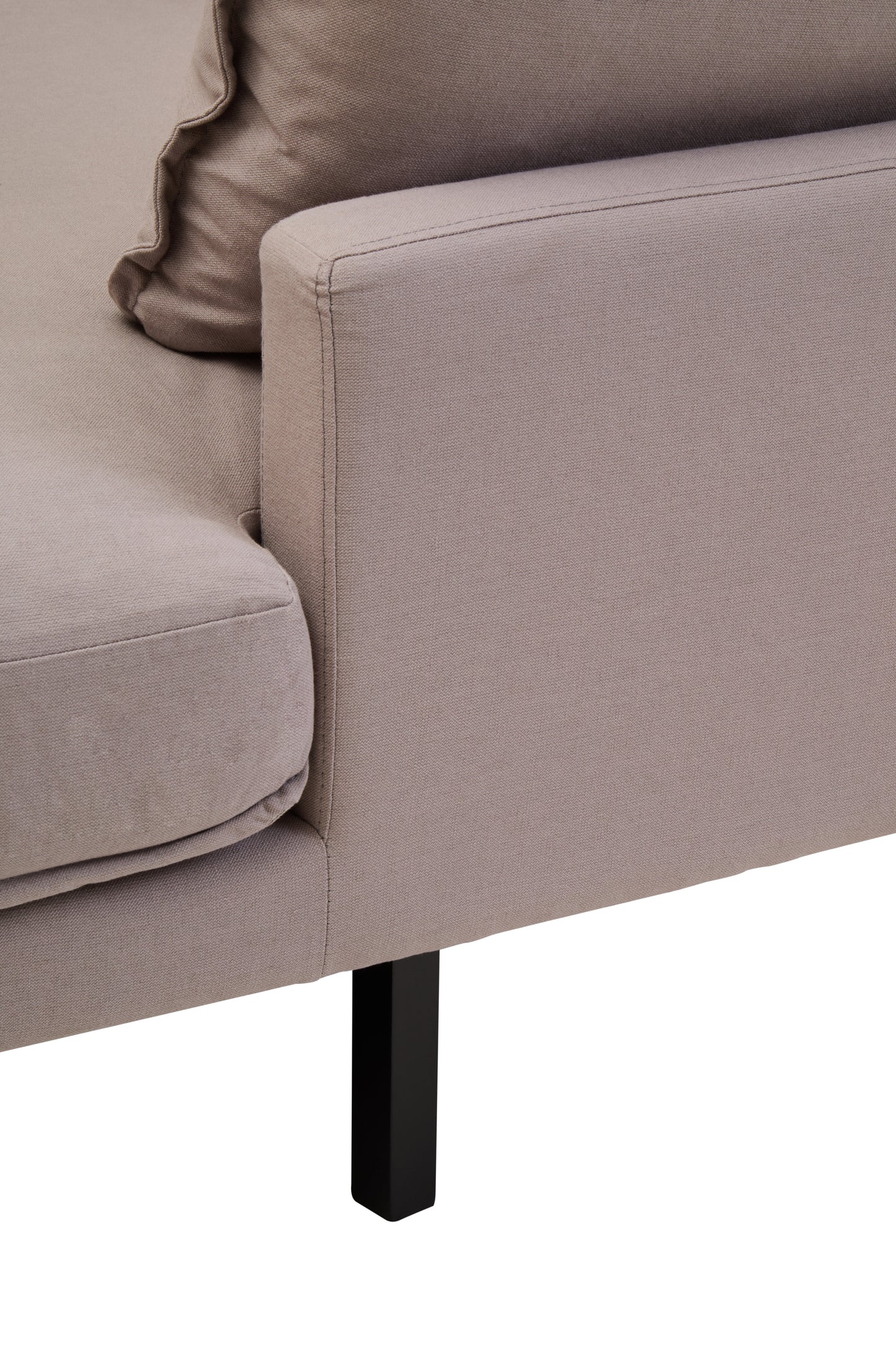 LOVIS GREY THREE SEAT LEFT CHAISE SOFA