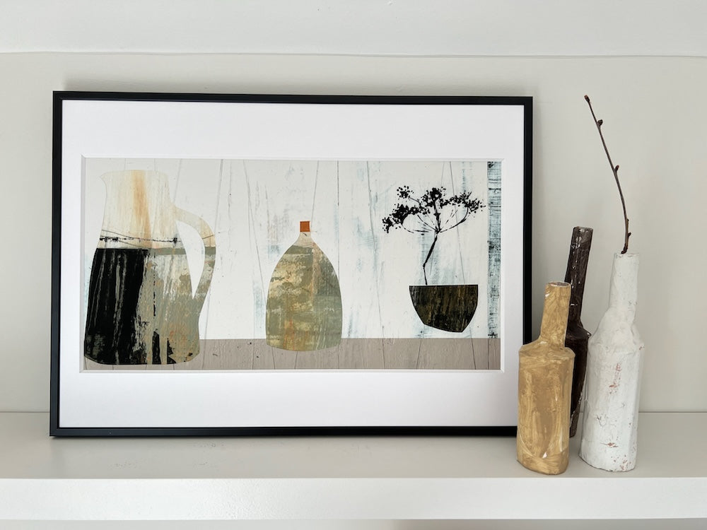 GE THE POTTERY SHELF UNFRAMED PRINT