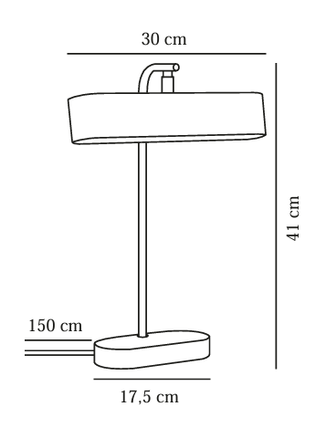 NORDLUX MERLIN TABLE LAMP BLACK