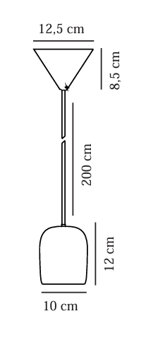 NORDLUX NOTTI 10 PENDANT BLACK