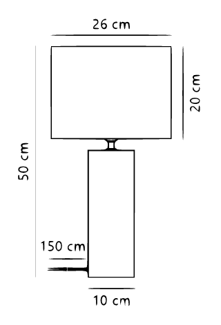 NORDLUX ANTIGA TABLE LAMP WHITE