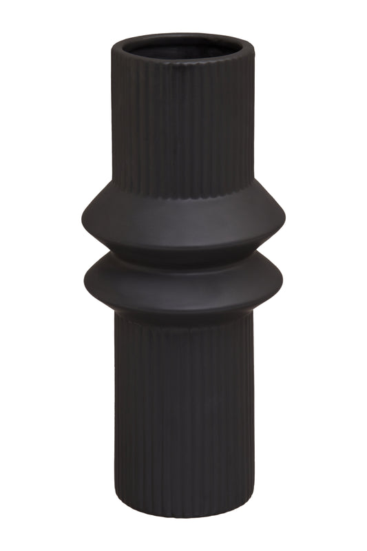 MILENA BLACK DOLOMITE VASE