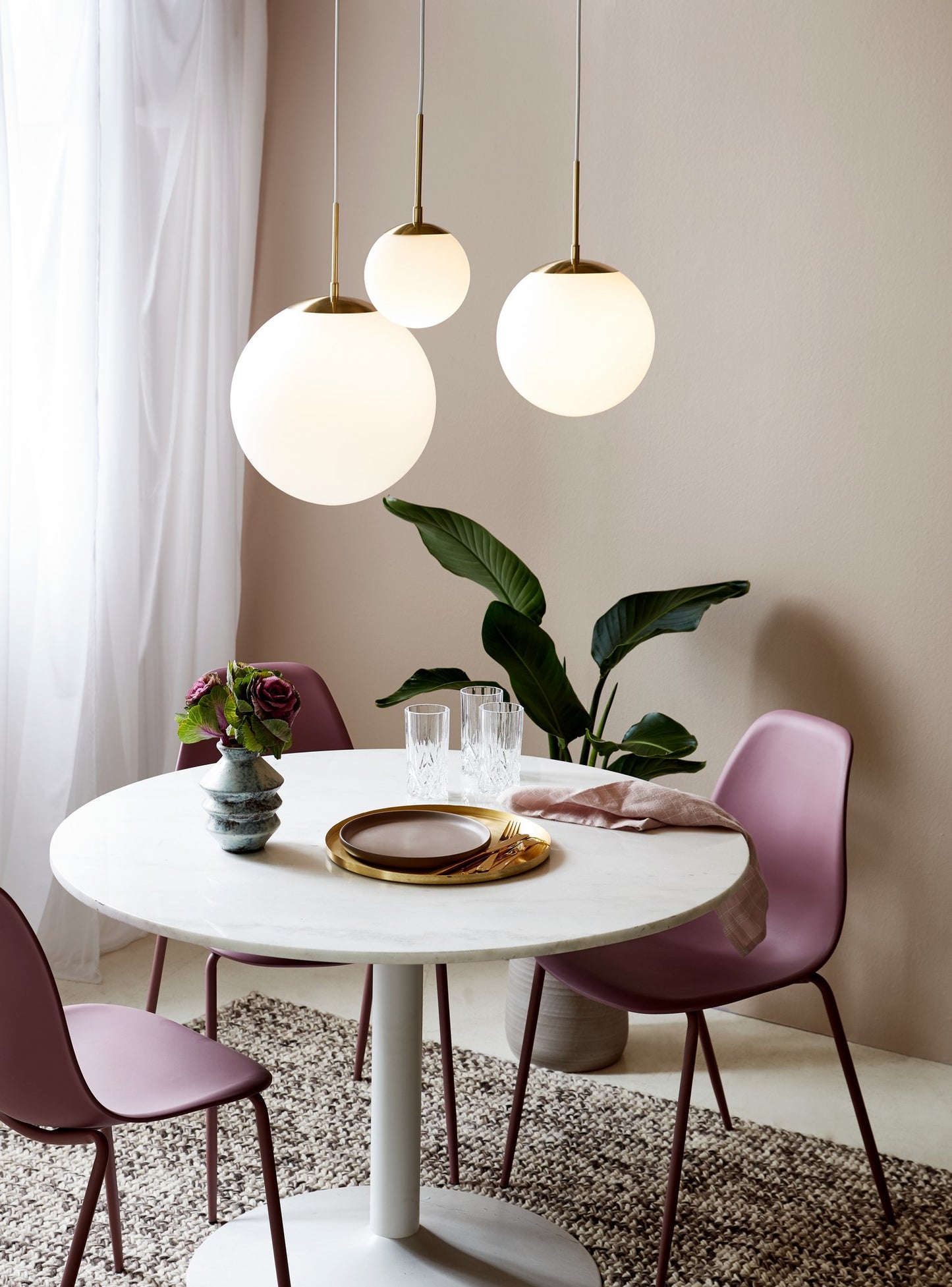 NORDLUX GRANT 15 PENDANT LIGHT BRASS