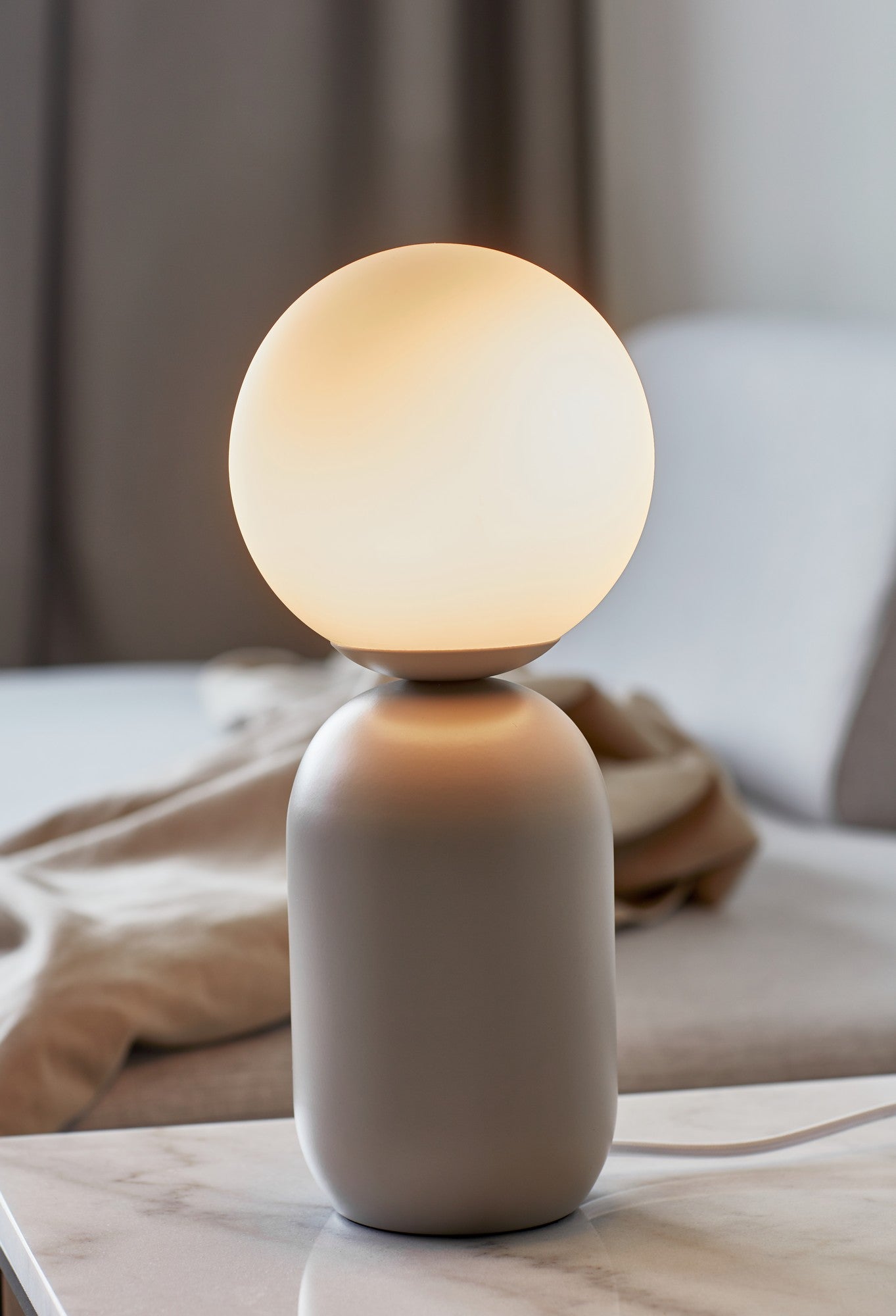 NORDLUX NOTTI TABLE LAMP GREY