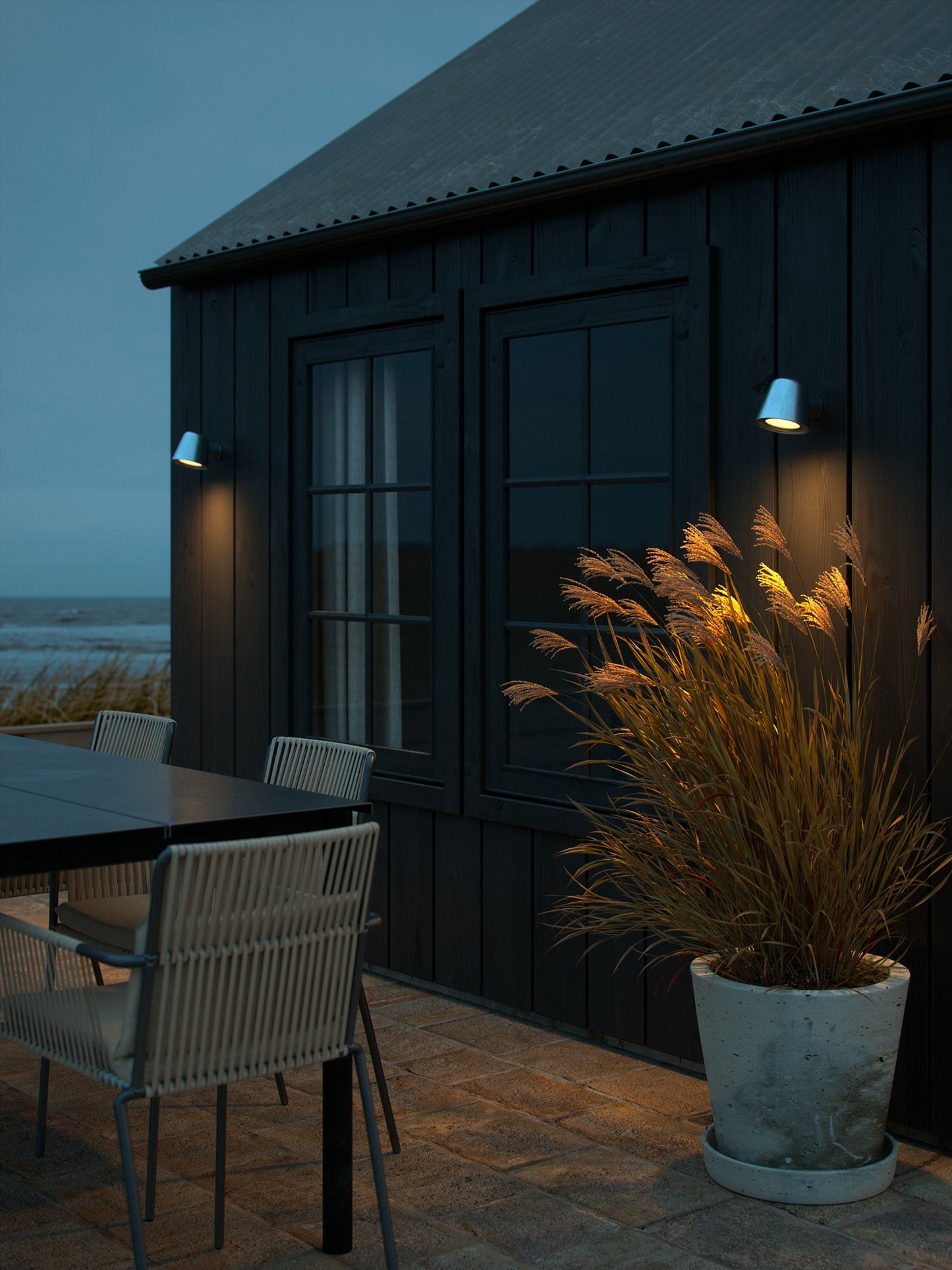 NORDLUX ALERIA WALL LIGHT GALVANISED
