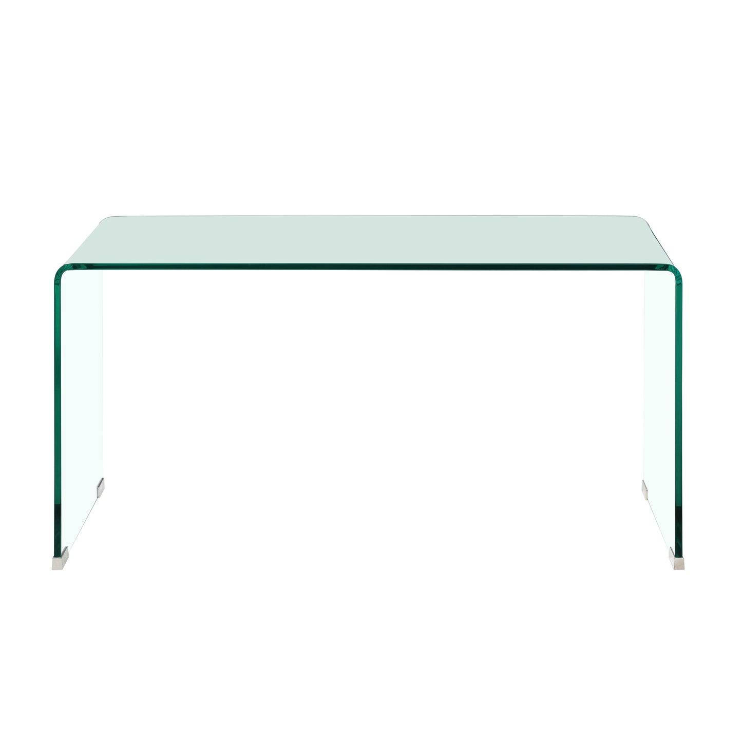 MONA CLEAR BENT GLASS COFFEE TABLE