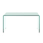 MONA CLEAR BENT GLASS COFFEE TABLE