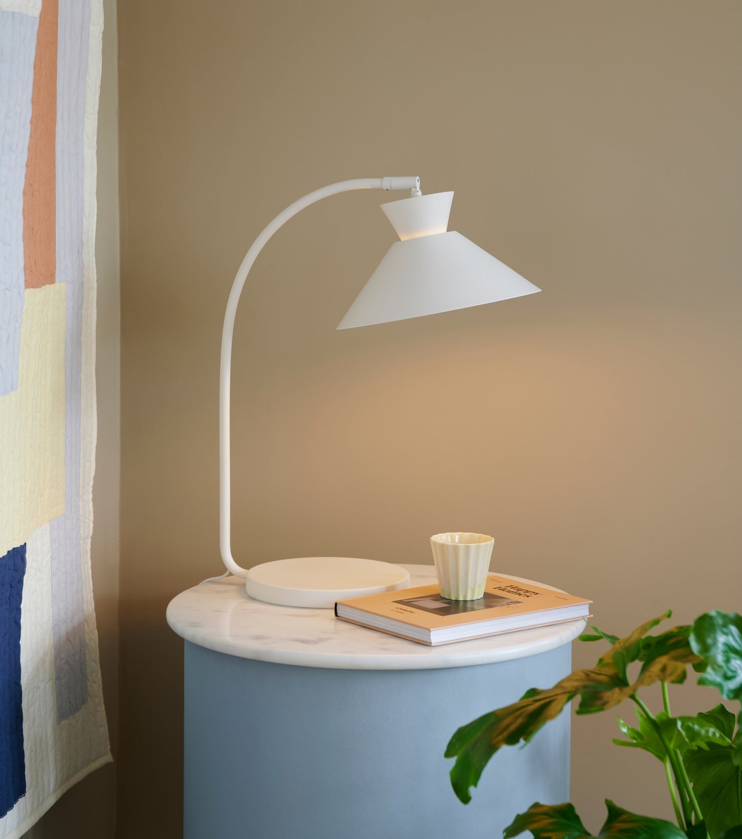 NORDLUX DIAL TABLE LAMP WHITE