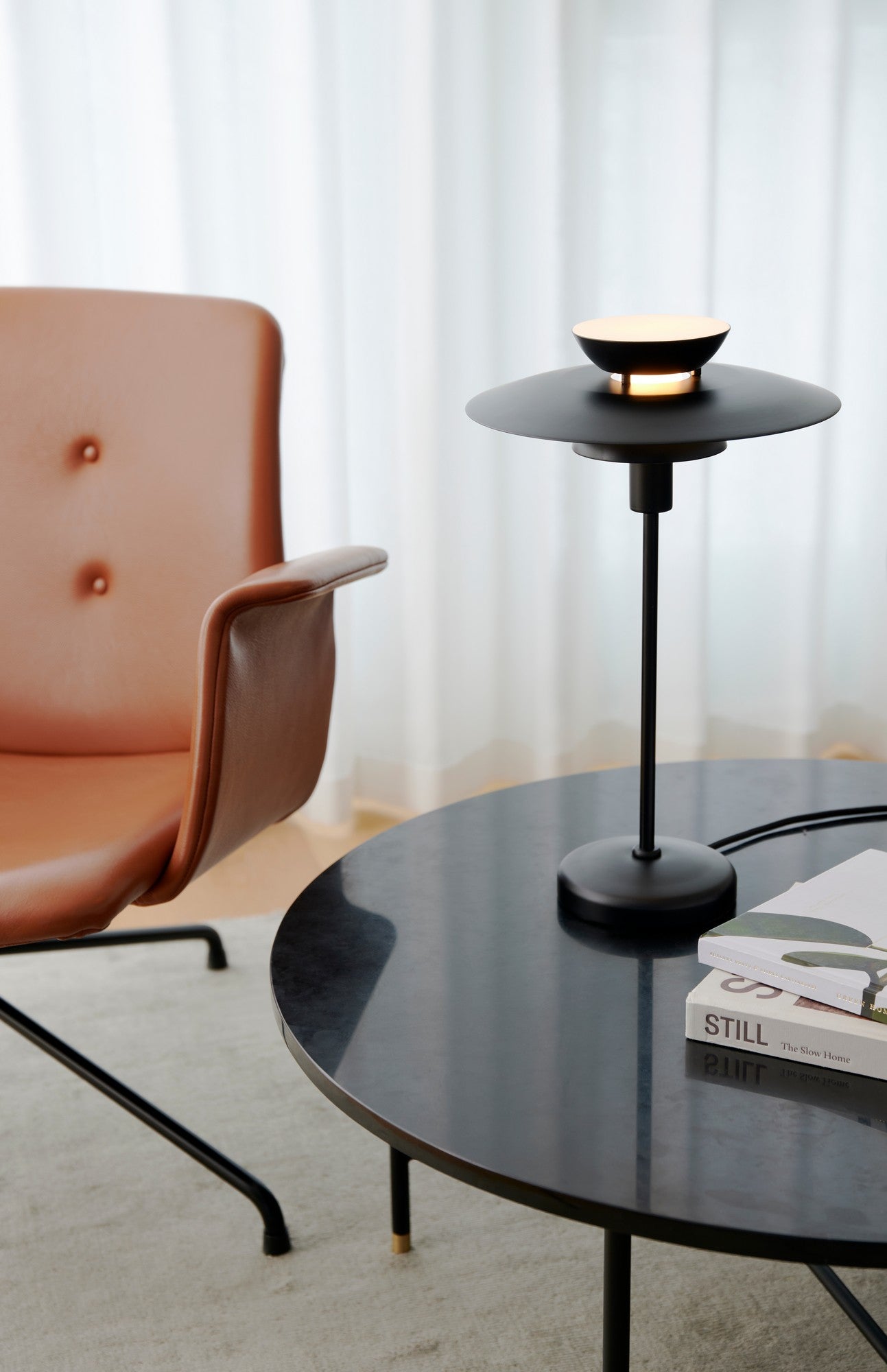 NORDLUX CARMEN TABLE LAMP BLACK