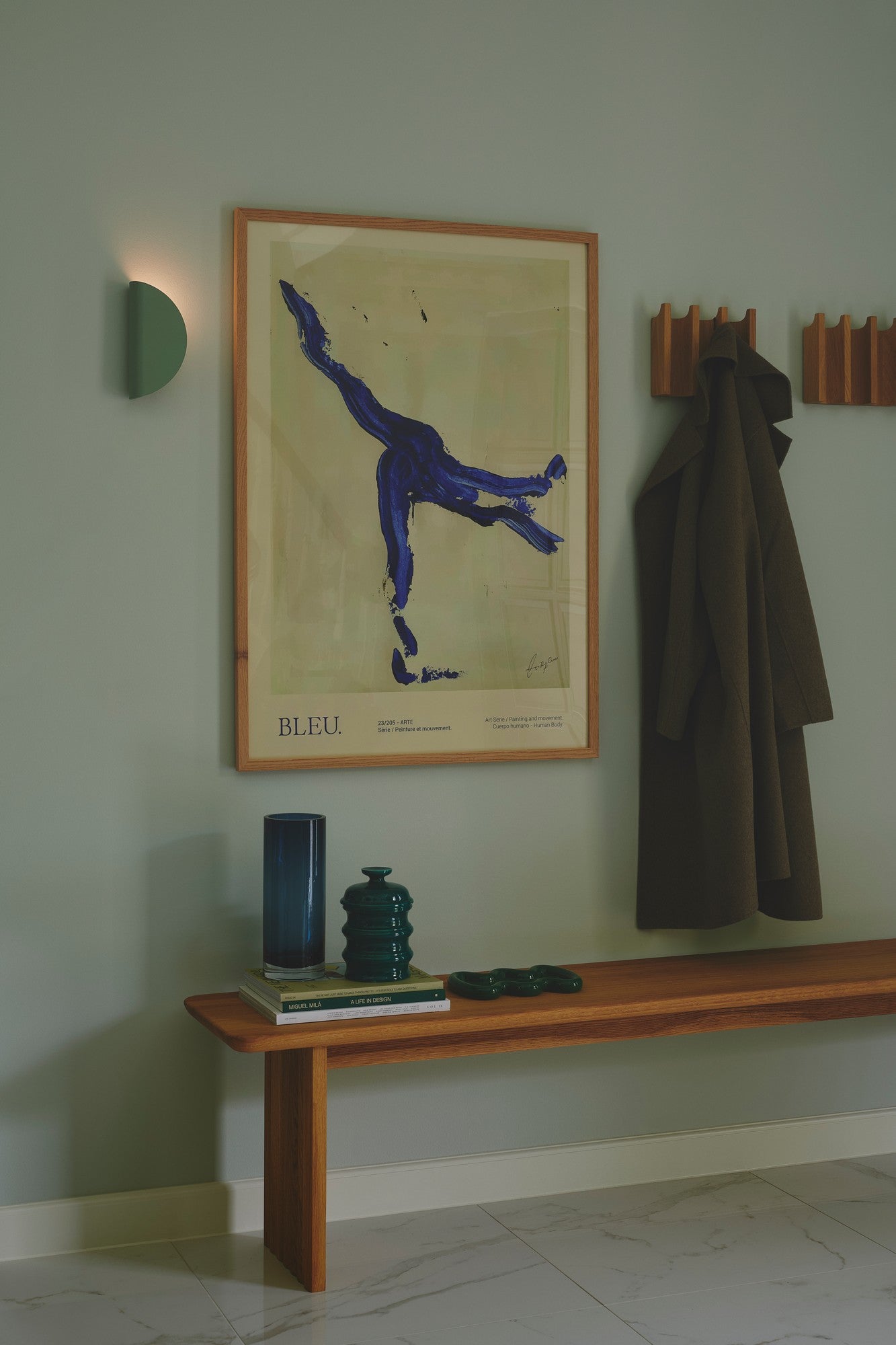 NORDLUX MODEL 2110 WALL LIGHT GREEN