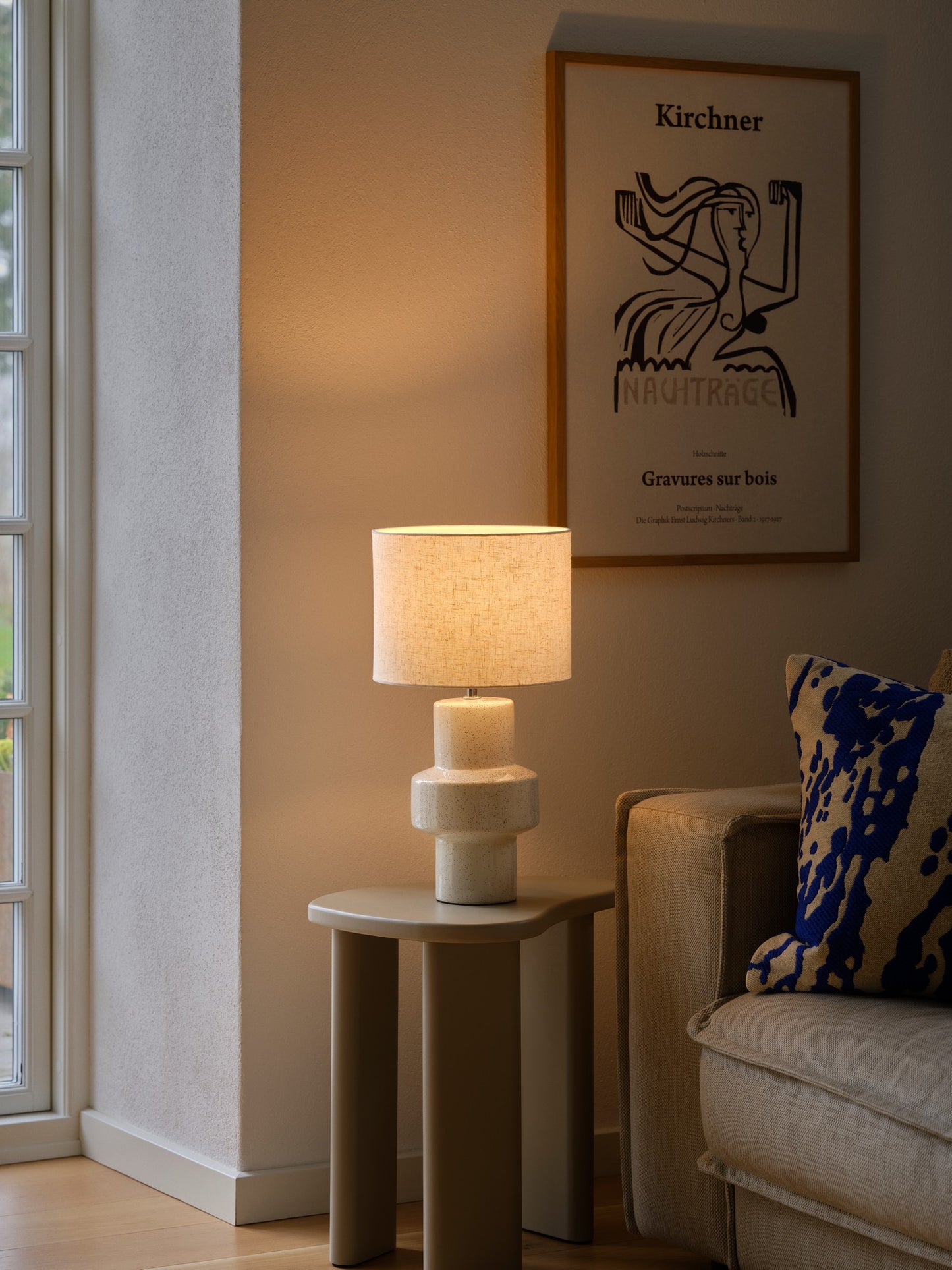 NORDLUX DUGAN TABLE LAMP BEIGE