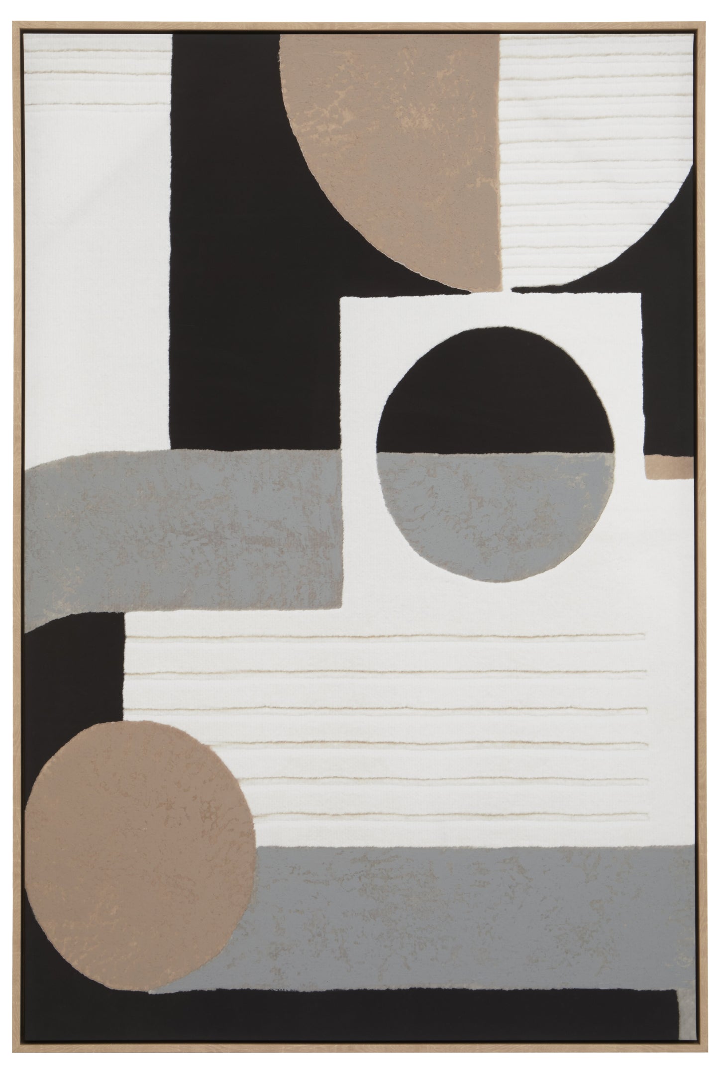 JOREN ABSTRACT WALL ART WITH GEOMETRIC DESIGN
