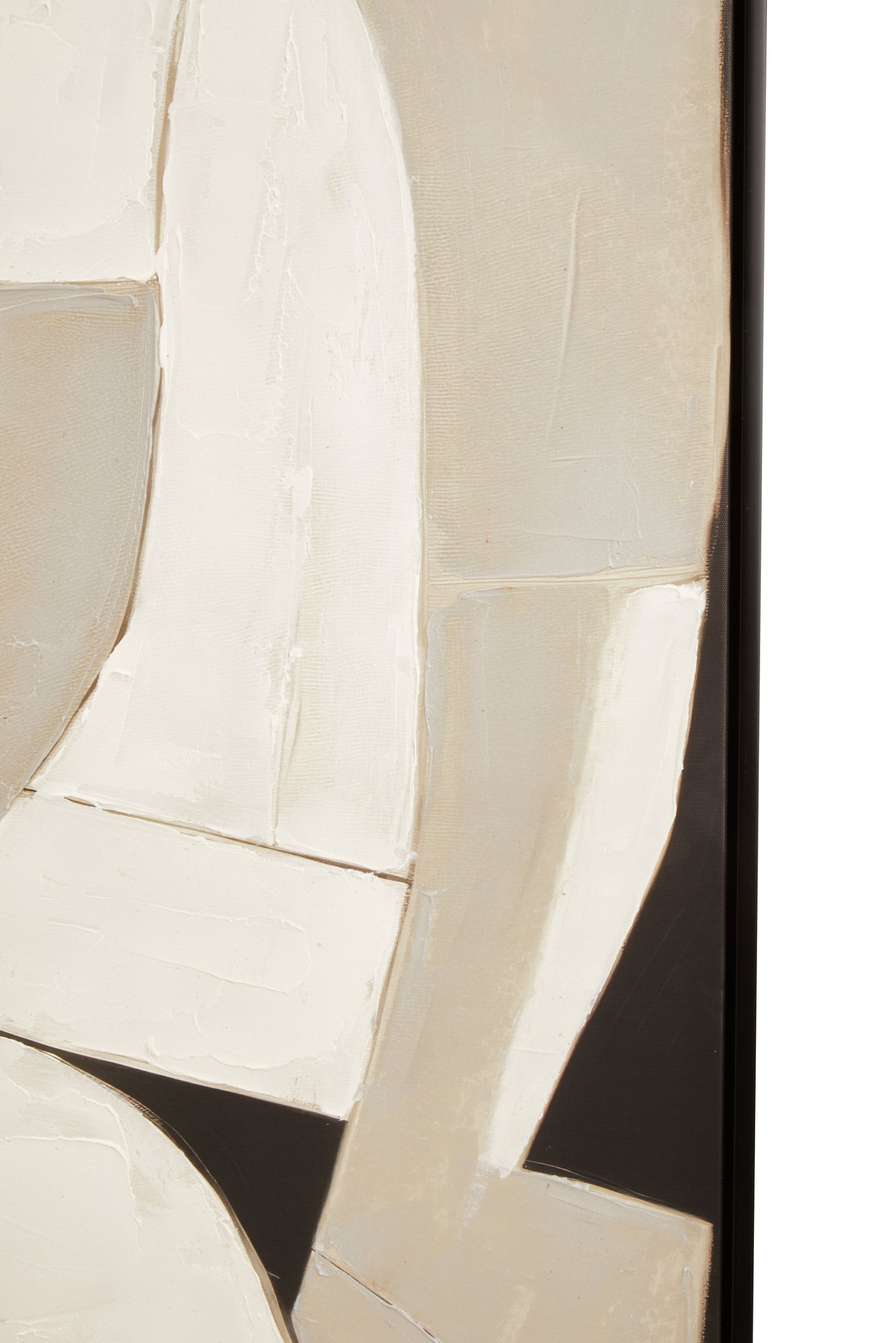LIVA MONOCHROME ABSTRACT TEXTURED WALL ART