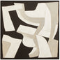 LIVA MONOCHROME ABSTRACT TEXTURED WALL ART