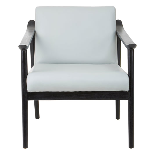 KNUT GREY LEATHER CHAIR