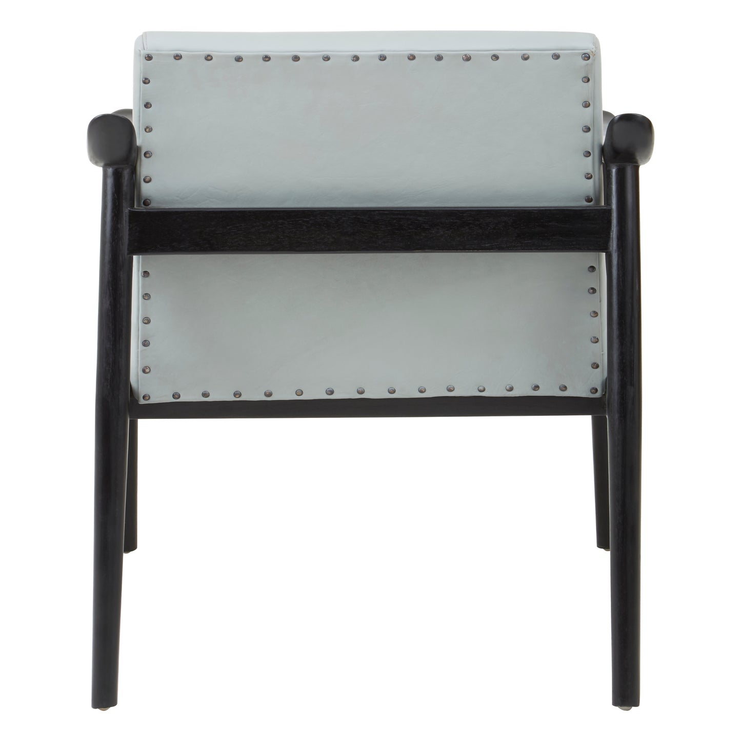 KNUT GREY LEATHER CHAIR