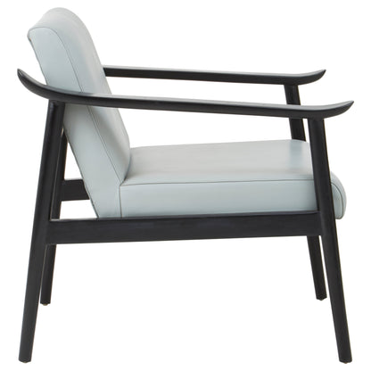 KNUT GREY LEATHER CHAIR