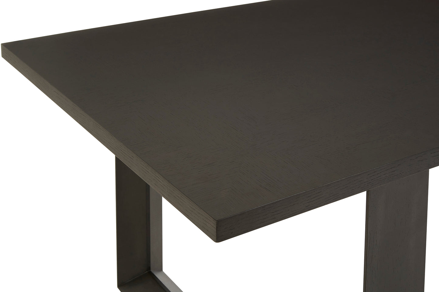 NATAN DINING TABLE WITH OAK VENEER TOP