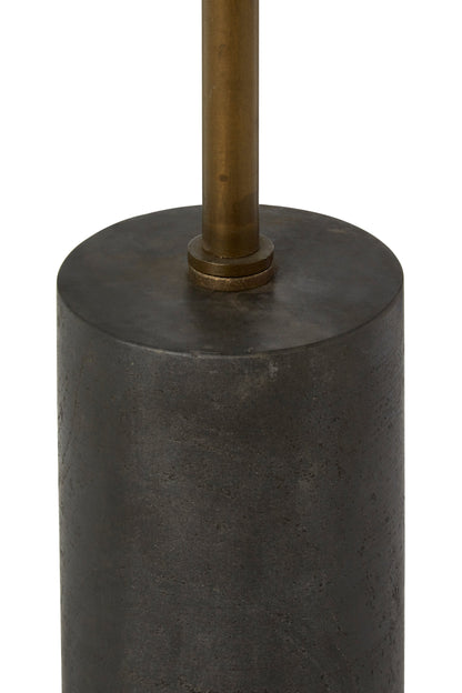 ULRIK BLACK MARBLE TOP SIDE TABLE