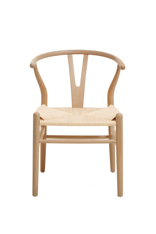 OLLE WISHBONE BEECH WOOD CHAIR