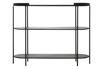 SARA CONSOLE TABLE WITH GLASS TOP