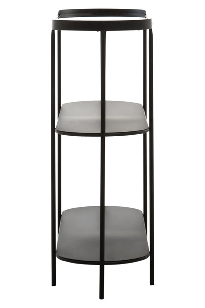 SARA CONSOLE TABLE WITH GLASS TOP