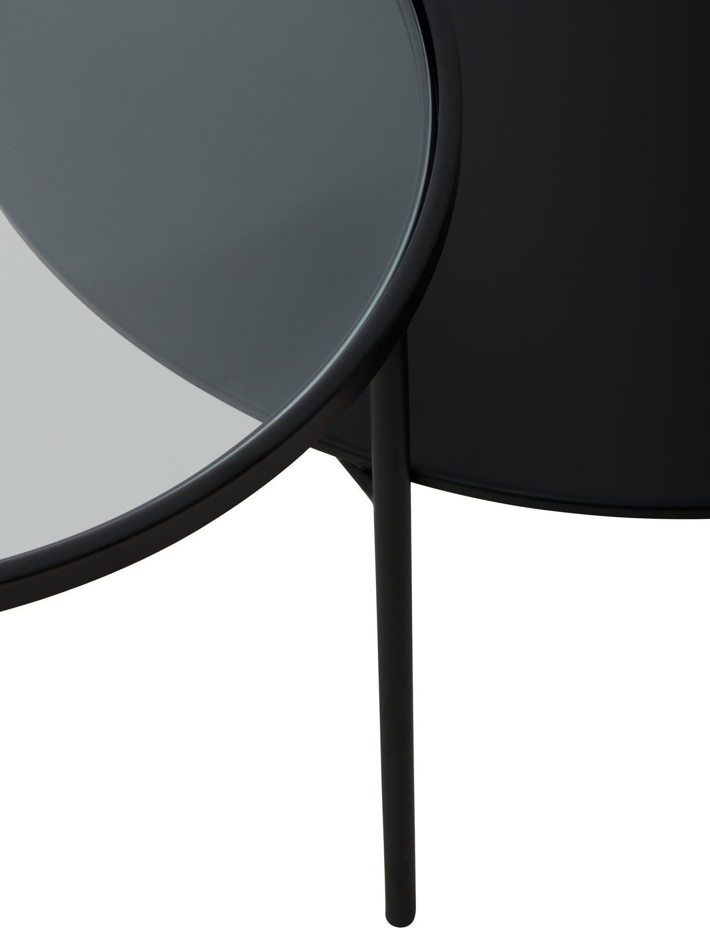 RIKARD COFFEE TABLE WITH GLASS AND METAL TOPS