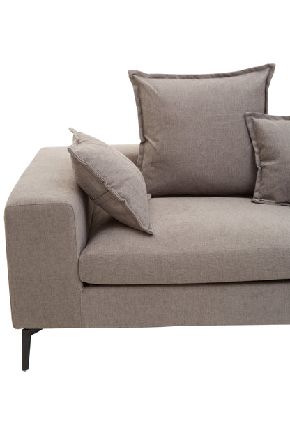 THORE 3 SEAT GREY SOFA