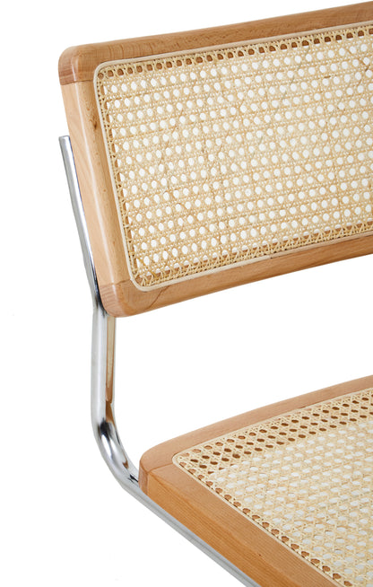 EIRA ELM WOOD AND RATTAN DINING CHAIR