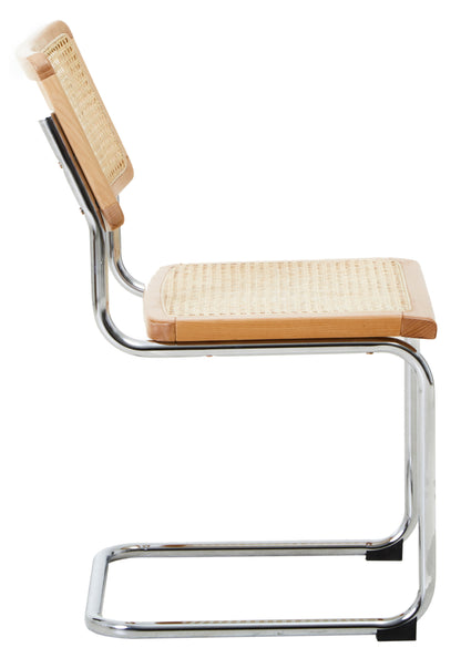 EIRA ELM WOOD AND RATTAN DINING CHAIR