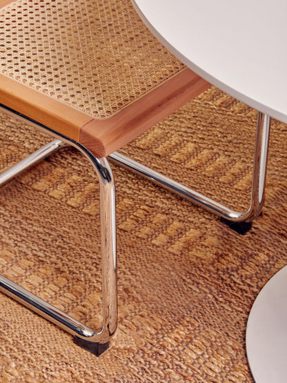 EIRA ELM WOOD AND RATTAN DINING CHAIR
