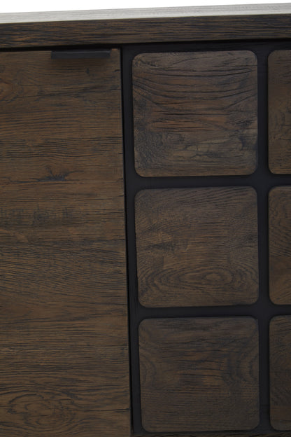 VIDAR RECYCLED DARK OAK CABINET
