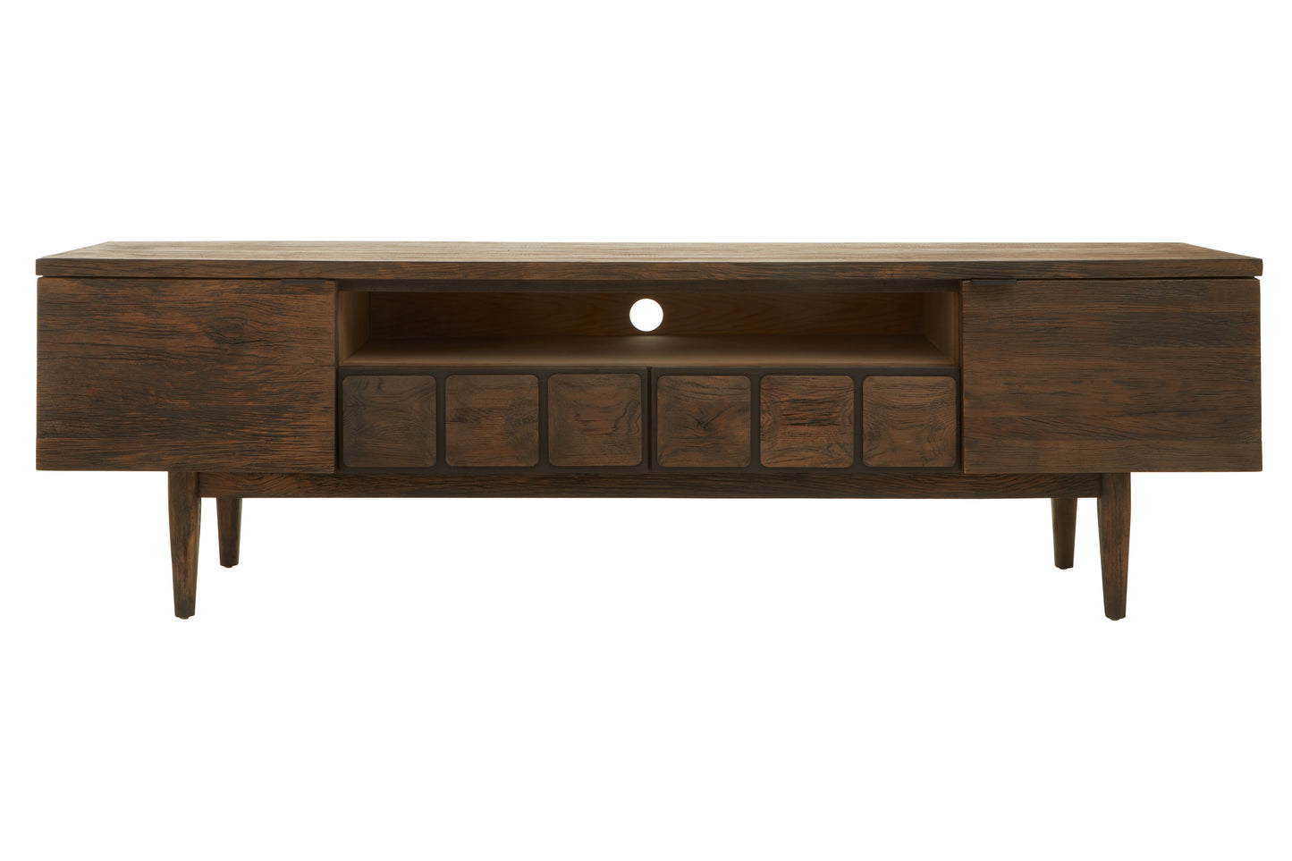 VIDAR RECYCLED DARK OAK MEDIA UNIT