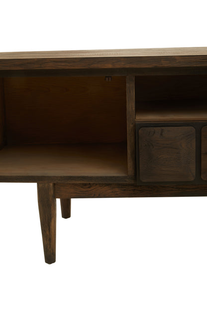 VIDAR RECYCLED DARK OAK MEDIA UNIT