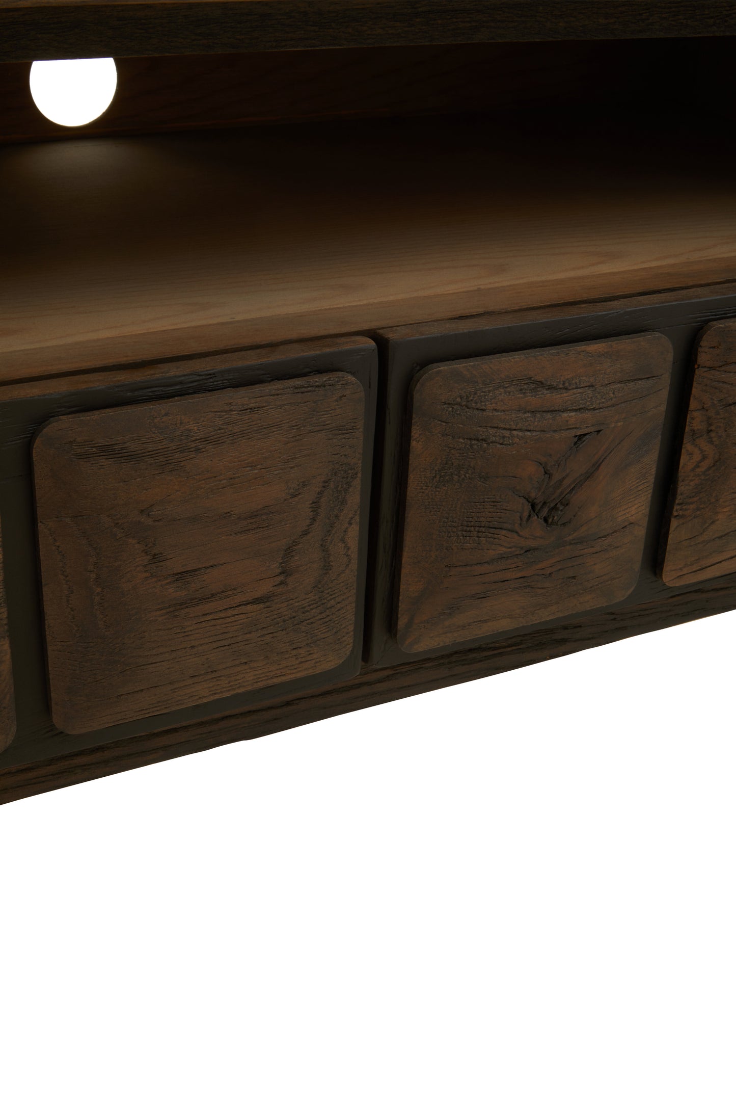 VIDAR RECYCLED DARK OAK MEDIA UNIT