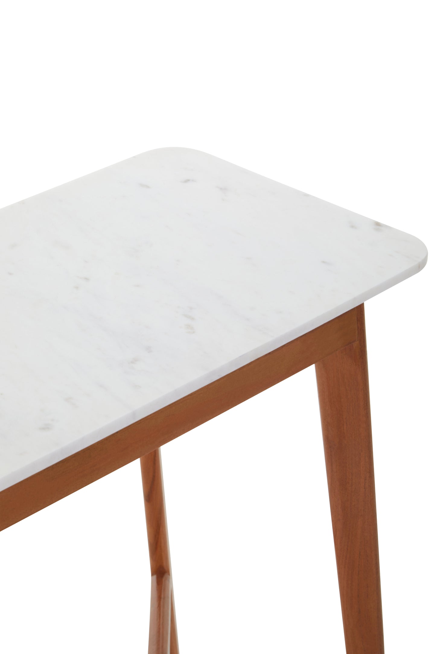 BO WHITE MARBLE CONSOLE TABLE