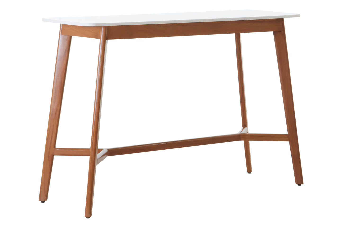 BO WHITE MARBLE CONSOLE TABLE