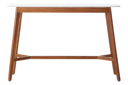 BO WHITE MARBLE CONSOLE TABLE