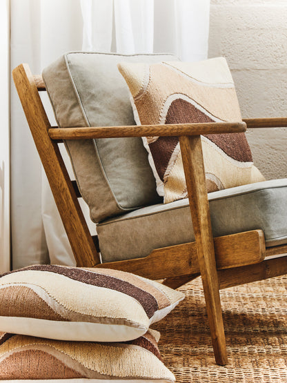 TAGE NATURAL LINEN AND OAK ARMCHAIR