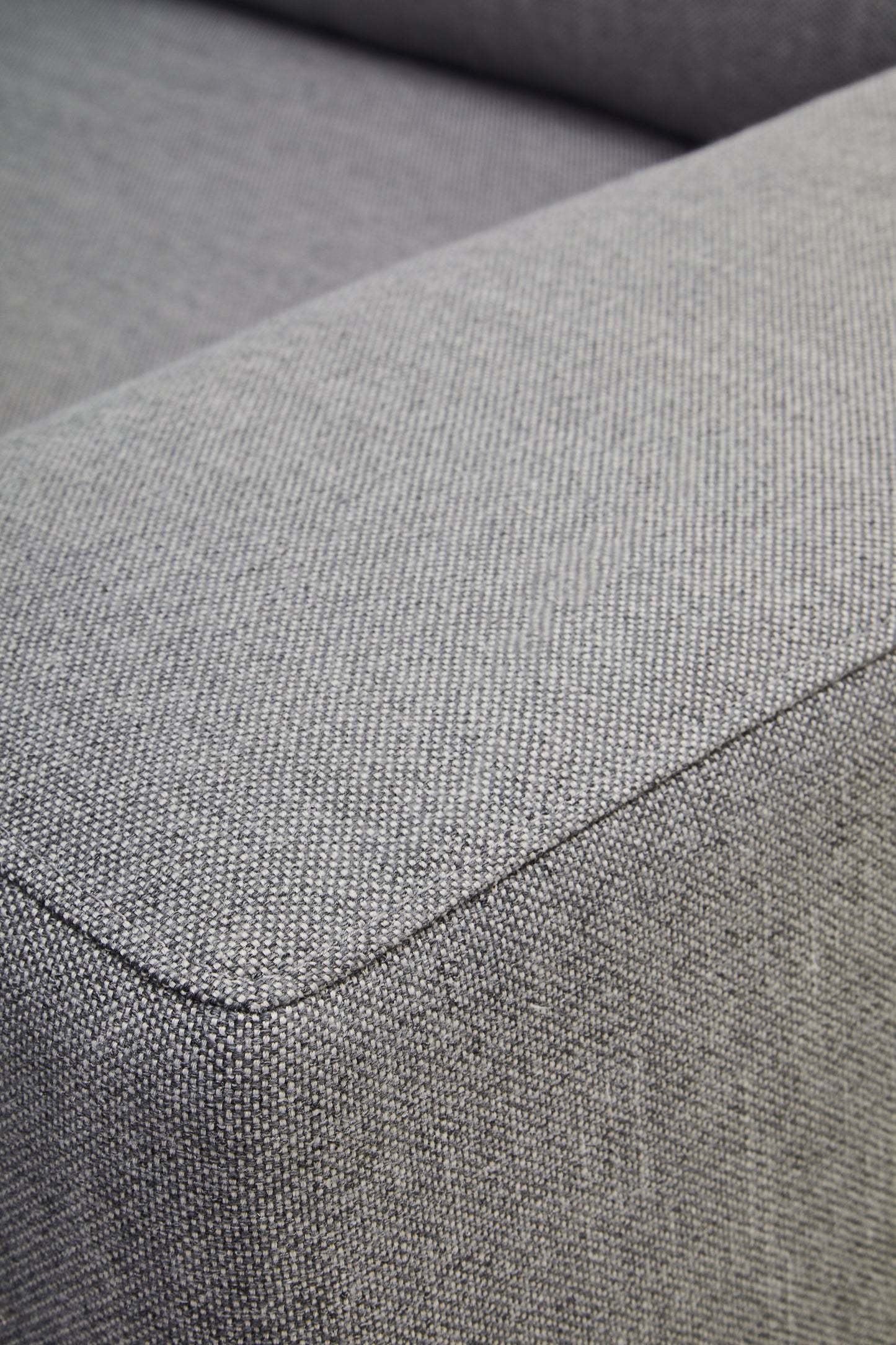 HJALMAR 3 SEAT GREY FABRIC RIGHT CHAISE SOFA