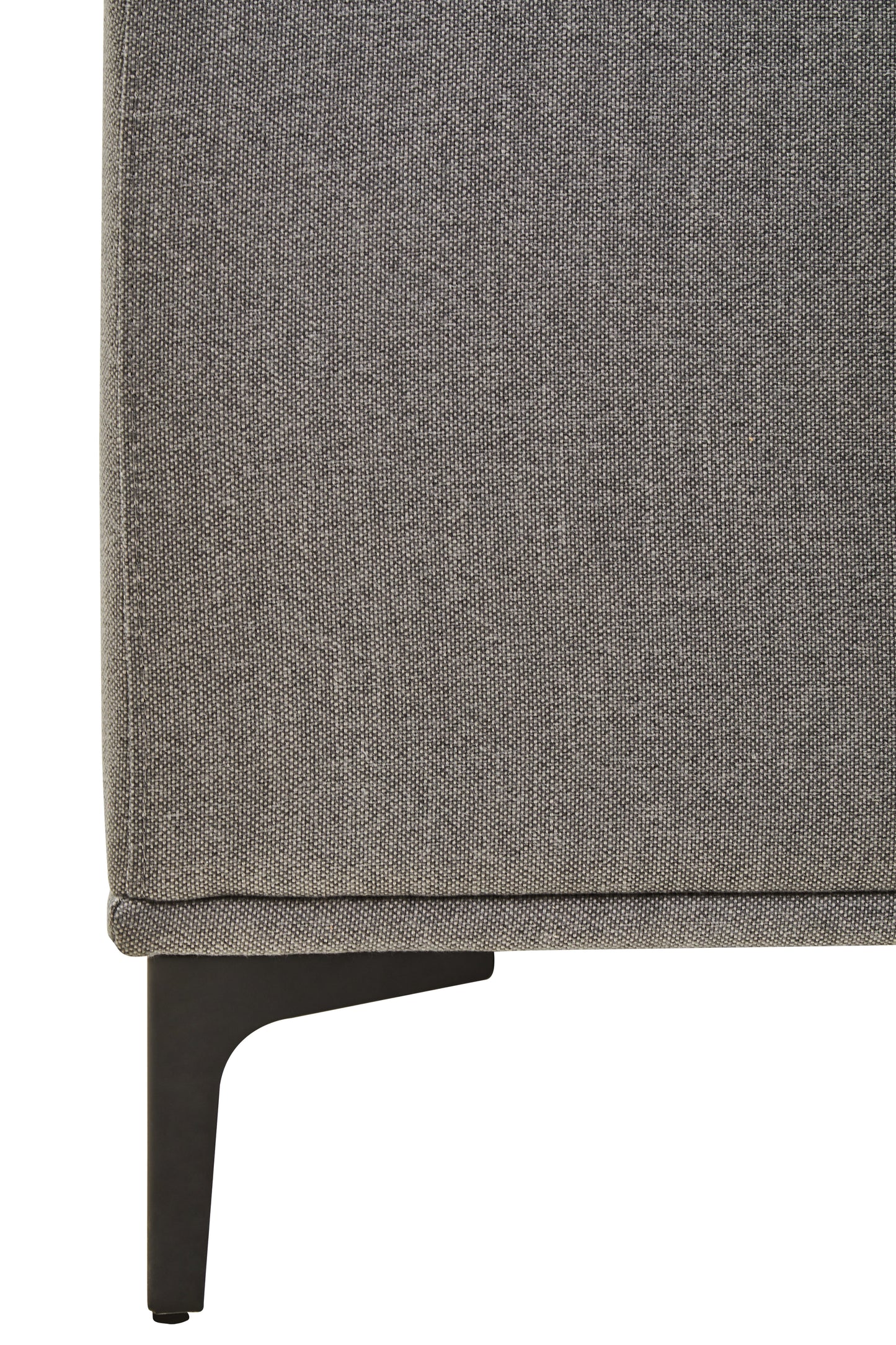 HJALMAR 3 SEAT GREY FABRIC LEFT CHAISE SOFA