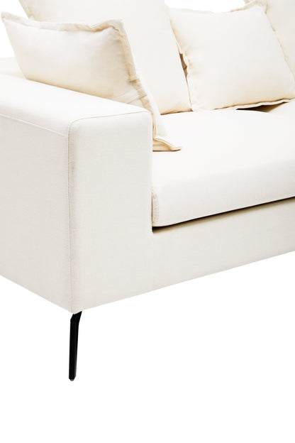 THORE 3 SEAT CREAM SOFA