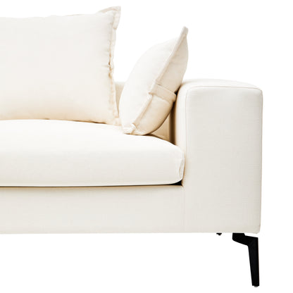 THORE 3 SEAT CREAM SOFA