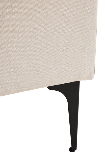 LOVIS CREAM THREE SEAT RIGHT CHAISE SOFA