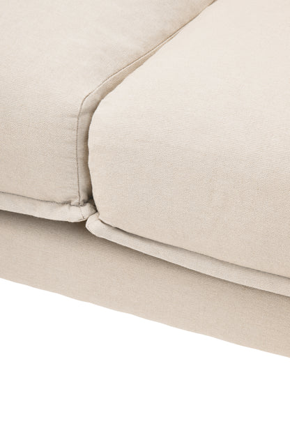 LOVIS CREAM THREE SEAT RIGHT CHAISE SOFA