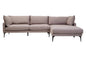 LOVIS GREY THREE SEAT RIGHT CHAISE SOFA