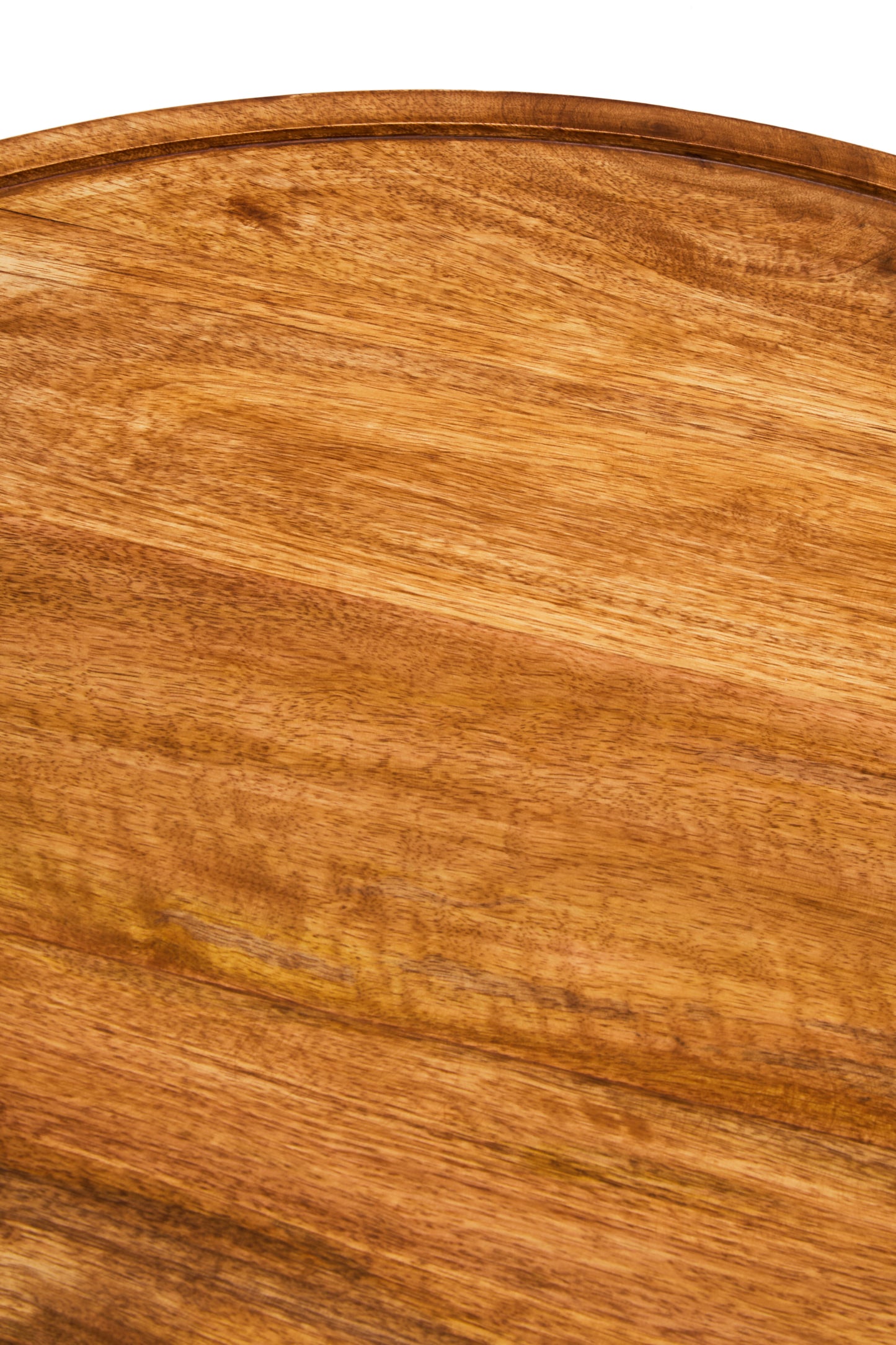 VERA NATURAL MANGO WOOD COLUMN DETAIL COFFEE TABLE