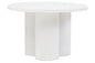 VERA WHITEWASH MANGO WOOD COLUMN DETAIL COFFEE TABLE
