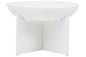 VERA WHITEWASH MANGO WOOD ROUND COFFEE TABLE